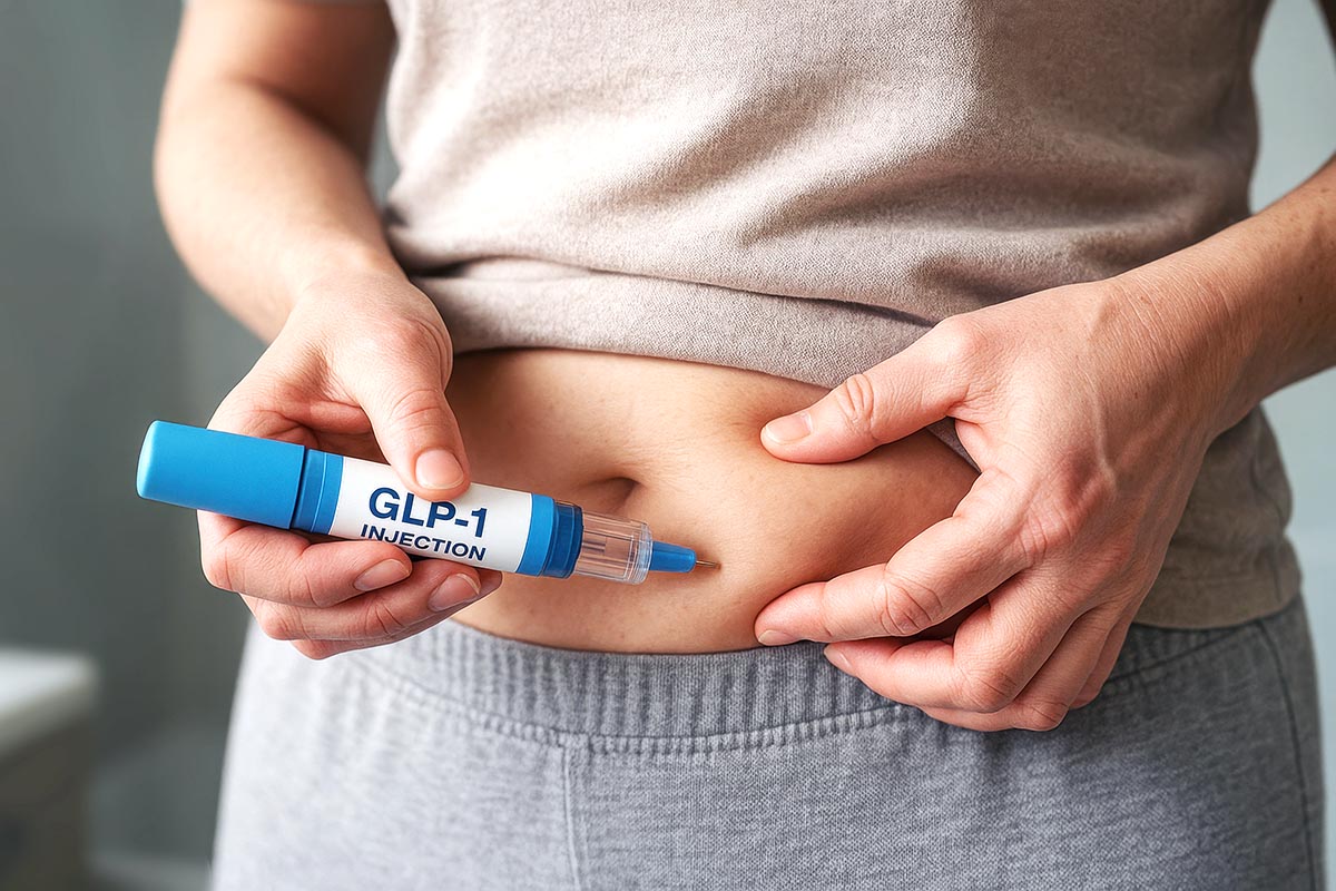 GLP-1 receptor agonist injection, subcutaneous semaglutide admin